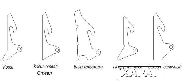 Фото Кронштейны для сменного оборудования ПФ-08 Super