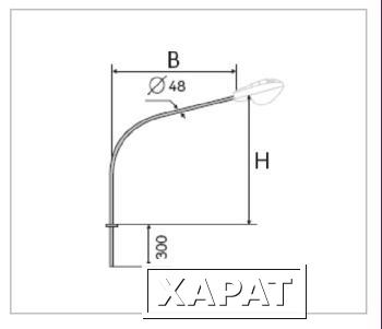 Фото Кронштейн К2-0,5-0,5-0-1