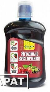 Фото Удобрение органомин. жидкое в бутылках Для ягодных кустарников 500мл