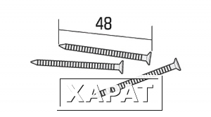 Фото Гвозди Roser 5кг (1кг = 310шт)