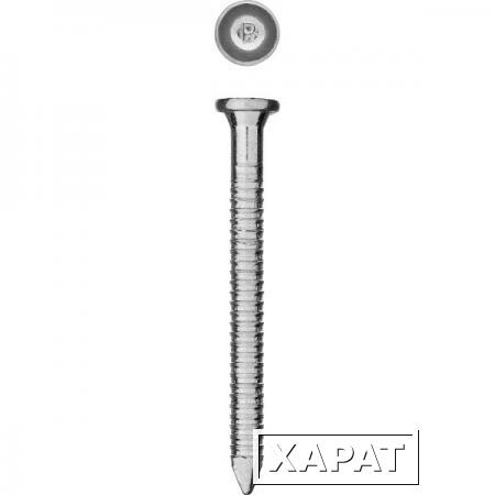 Фото Зубр Гвозди ершеные с конической головкой
