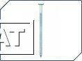 Фото Гвозди ЗУБР ершеные оцинкованные с плоской головкой по дереву