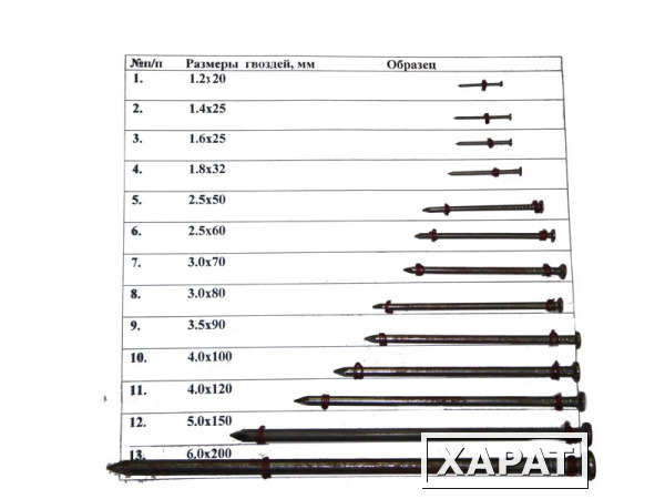 Фото Гвозди 6,0х200 (5кг)