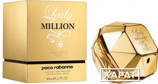 Фото Paco Rabanne Million LADY EDP 80мл Стандарт