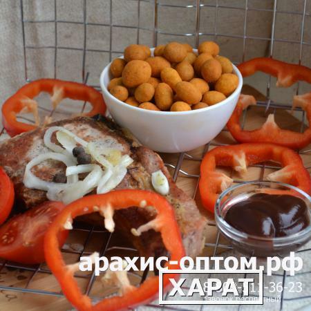 Фото Арахис в хрустящей корочке со вкусом "Барбекю"