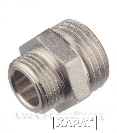 Фото Ниппель (бочонок) переходный 1/2" нар(ш) х 3/8" нар(ш ) Valtec