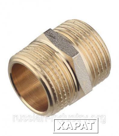 Фото Ниппель бочонок 3/4" нар(ш) х 3/4" нар(ш)