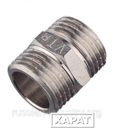 Фото Ниппель (бочонок) 1/2" нар(ш) х 1/2" нар(ш ) Valtec