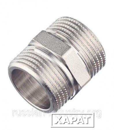 Фото Ниппель (бочонок) Stout 3/4" нар(ш) х 3/4" нар(ш)