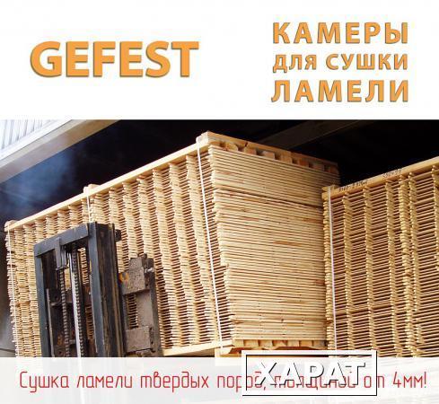 Фото Энергоэффективные промышленные сушильные камеры GEFEST DKA+ для высококачественной сушки тонкой дубовой ламели.