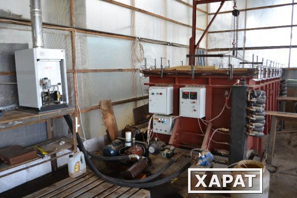 Фото Вакуумная камера пресс-сушки древесины «Энергия» с газовым котлом.