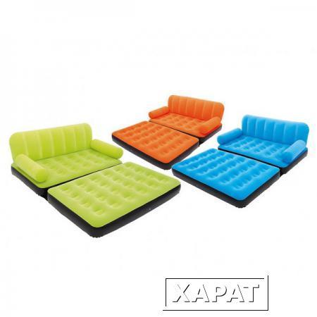 Фото Диван-кровать Bestway 67356 Multi-Max Air Couch With Sidewinder AC Air Pump188х152х64см