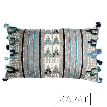 Фото Чехол на подушку с этническим орнаментом ethnic 30х60 (63562)