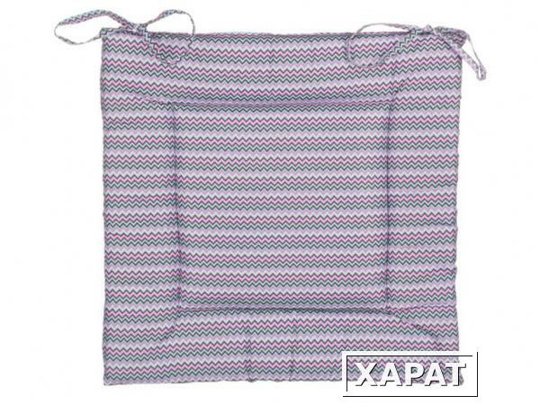 Фото Сиденье для стула "миссони фиолет"40*40 см,100% полиэстер Gree Textile (847-052)