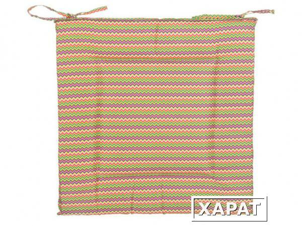 Фото Сиденье для стула "миссони оранж " 40*40 см,100% полиэстер Gree Textile (847-051)