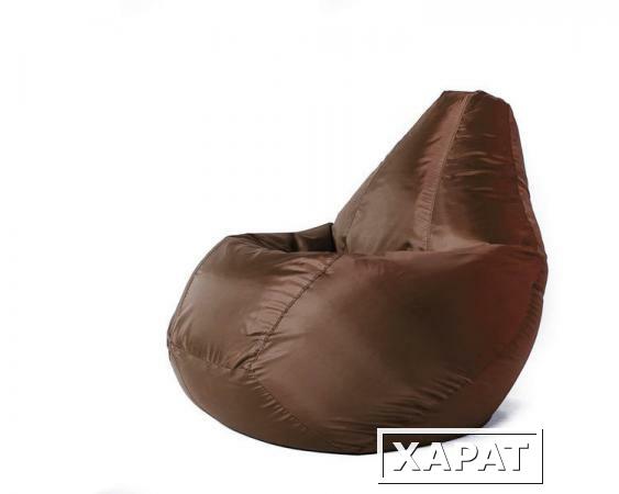 Фото Кресло мешок XL Oksford Brown оксфорд коричневый Мягкое кресло (внешний чехол+внутренний чехол с гранулами)