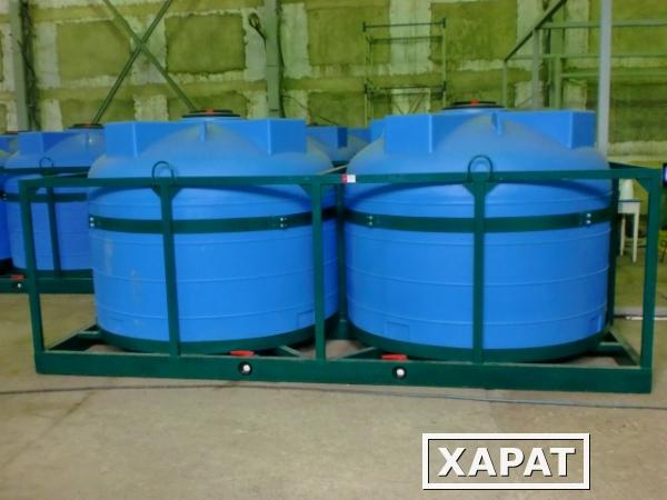 Фото Емкости для перевозки воды Кассета 4500х2 - Противопожарный расчет с объемом воды в 18000 литров в кузове «КАМАЗ-сельхозтехника».