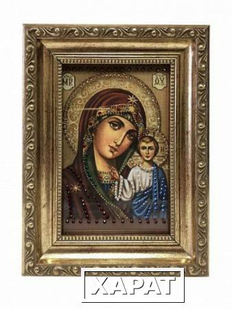 Фото Икона Божией матери Казанская2 с кристаллами Swarovski (2128)