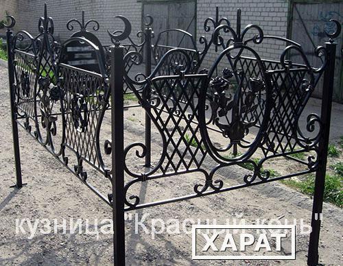 Фото Кованые мусульманские оградки на могилу - делаем "под ключ"