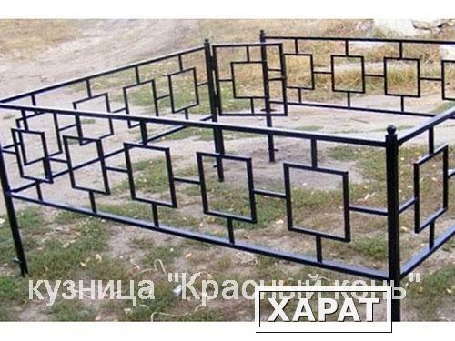 Фото Сварные оградки на могилу - делаем "под ключ"