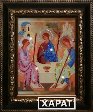 Фото Икона "Святой Троицы" с кристаллами Swarovski (1365)
