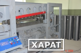 Фото Cтанок пресс-автомат ЦПВС по производству просечно-вытяжной сетки