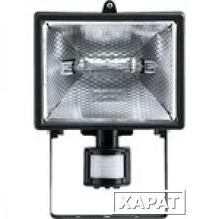 Фото Прожектор 94 609 NFL-SH1-150-R7s/BL ГЛН 150Вт R7s IP44 (ИО 150вт черн. с датчиком движ.) NAVIGATOR 4607136946095