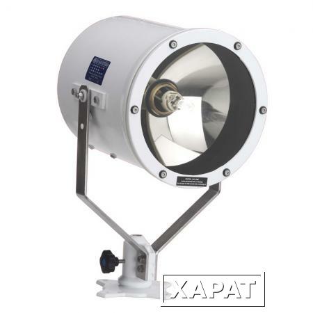 Фото DHR Прожектор поисковый галогенный DHR 260DS/DC Halogen 260DC220 230 В 250 Вт 1200000 кд дальность до 1100 м расширенная комплектация