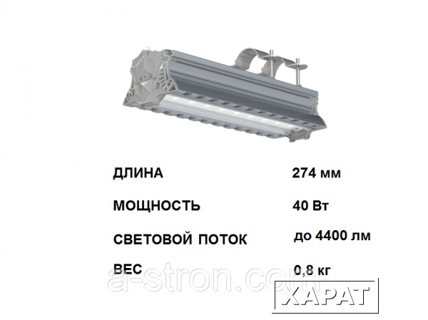 Фото Уличный светодиодный светильник L-street 40 Turbine