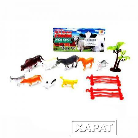 Фото Игровой набор из 9 фигурок "Маленькая ферма" Shantou