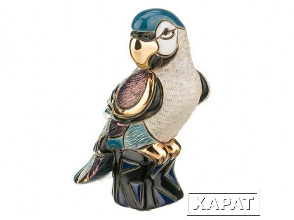 Фото Статуэтка декоративная "синий попугай" 9*6 см.высота=12 см. Ancers Sa (347-116)