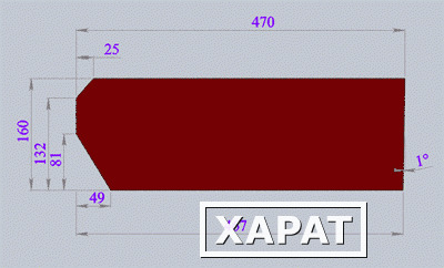 Фото Разделитель продольный V-4 (3мм)