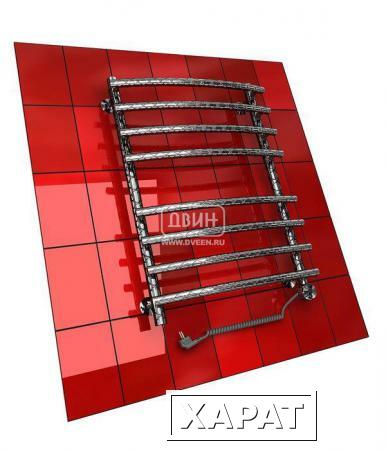 Фото Электрический полотенцесушитель лесенка Двин R TWIST 60/40 el