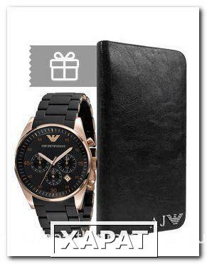 Фото Наручные часы Armani + Подарок кожаный портмоне