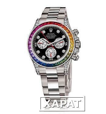 Фото Часы Rolex White Gold Daytona Rainbow