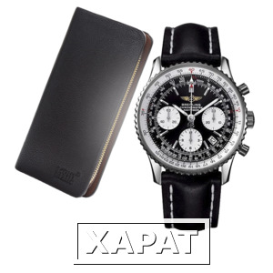Фото Стильный комплект часы Breitling Navitimer клатч