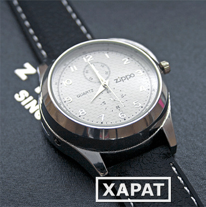 Фото «ZIPPO» часы зажигалка