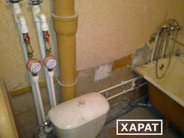 Фото Замена стояков горячего и холодного водоснабжения в Самаре. Разводка труб в квартире.