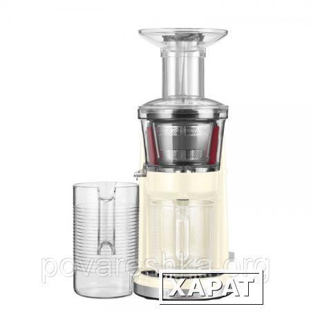 Фото Соковыжималка KitchenAid 5KVJ0111EAC кремовая