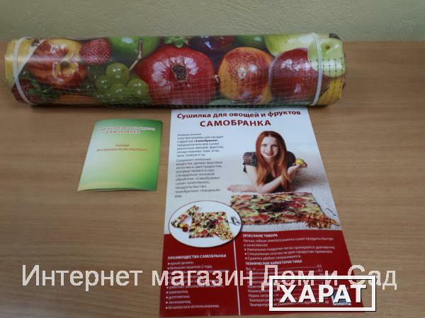 Фото Инфракрасная электрическая сушилка овощная Самобранка 50x50 см для фруктов и ягод