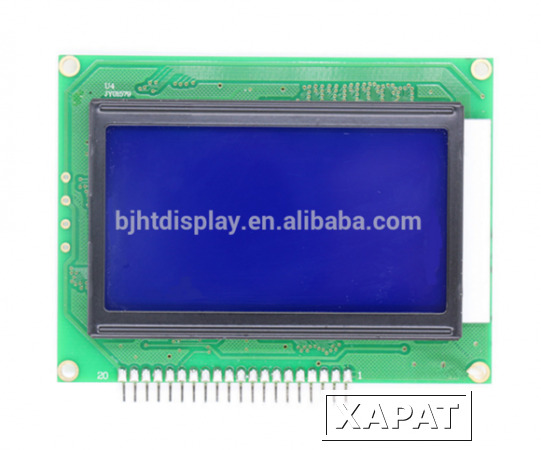 Фото Монохромный жк модуль LCD 128x64 COB