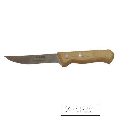 Фото Нож для овощей 100/210 мм "Ретро" с деревянной ручкой, упак. 10 шт. арт. С-705б/С-391/С-391б
