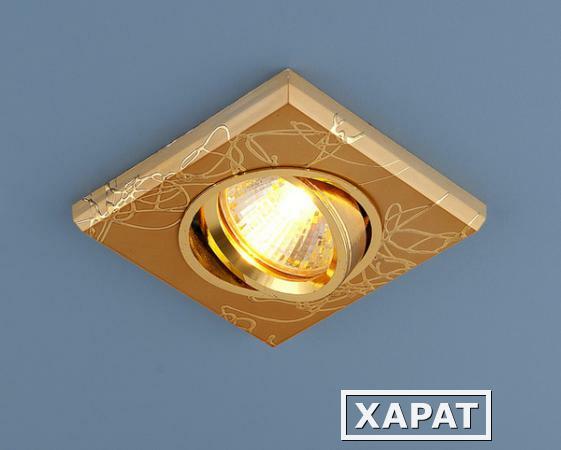 Фото Точечный светильник квадратный 2080 GD (золото); a031550 ELEKTROSTANDARD
