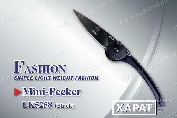 Фото Нож Tekut Mini-Pecker серии Fashion, лезвие 69 мм Цвет Черный