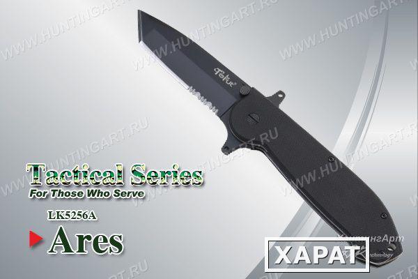 Фото Нож Tekut Ares серии Tactical, лезвие 94 мм, рукоять - G10 чёрная Цвет Черный