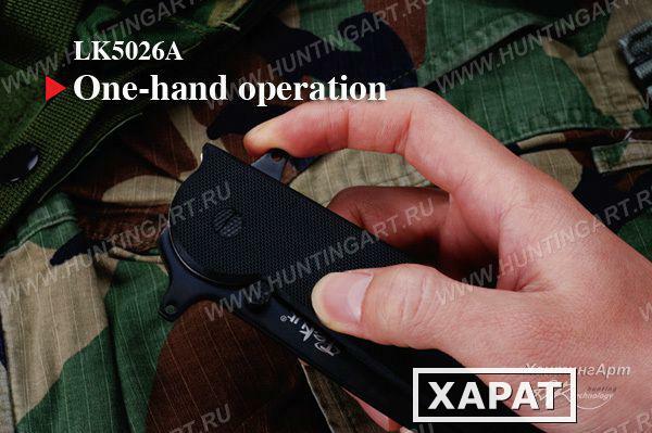 Фото Нож Tekut Ares серии Tactical, лезвие 94 мм, рукоять - G10 чёрная