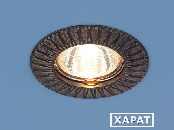 Фото Точечный светильник для подвесных, натяжных и реечных потолков 7203 бронза (GAB); a030857 ELEKTROSTANDARD