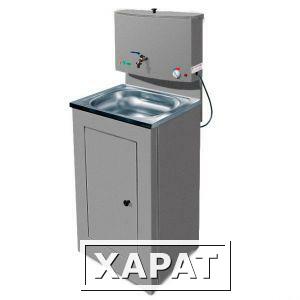 Фото Умывальник для дачи Акватекс с водонагревателем и нержавеющей мойкой (аквамикс)