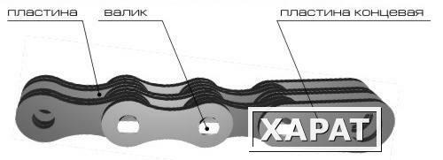 Фото Цепь П25.4-265-3-4