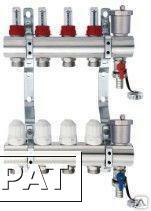 Фото Коллекторная группа с расходомерами (ТОРЦЕВОЙ без кранов) KC010